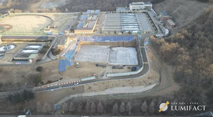 까치울정수장 고도정수처리시설 전경