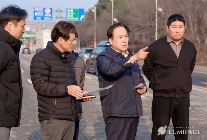 오산시, 세교6단지 남측 서부로 진입램프 현장점검